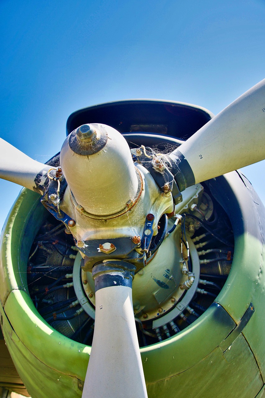propeller, engine, plane, aeroplane, aviation